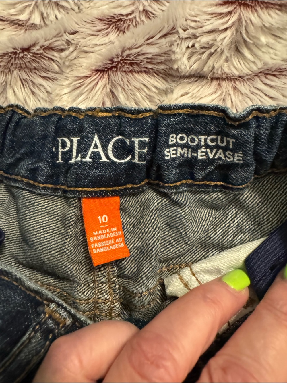The Children's Place boy’s Dark Blue Bootcut Jeans